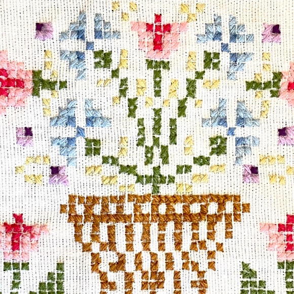 Vintage Columbia Minerva Gutierrez Cross Stitch Alphabet Sampler Unframed 77 - Picture 6 of 16